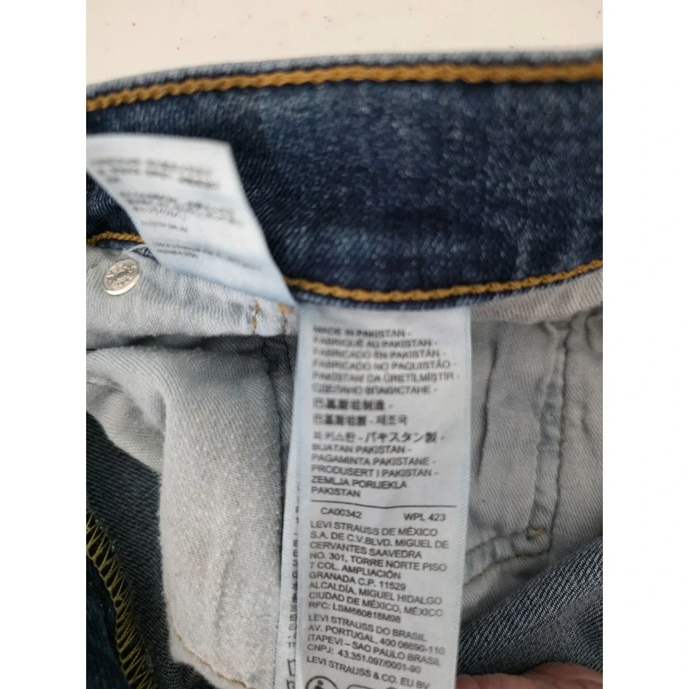 Levis‎ 541 Jeans Mens 33x30 Blue Slim Straight Medium Wash Mid Rise Cotton Blend